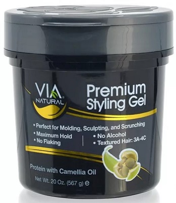 VIA Natural Styling Gel - Protein 20oz